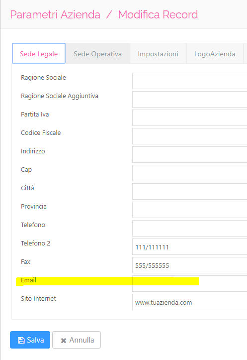 email-azienda-inserimento